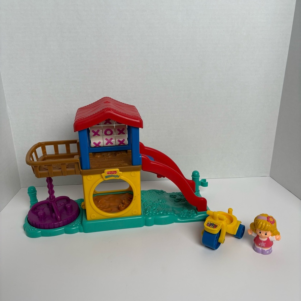 Little People Vintage Playground Set and people